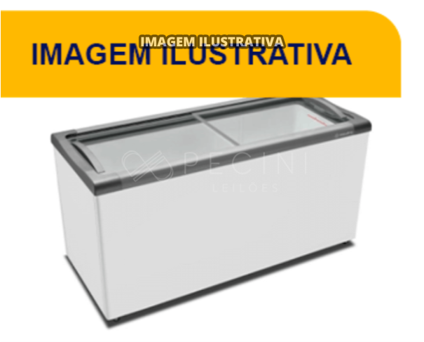 Foto de FREEZER HORIZONTAL COM DUAS PORTAS DE CORRER DE VIDRO /110V /GRANDE